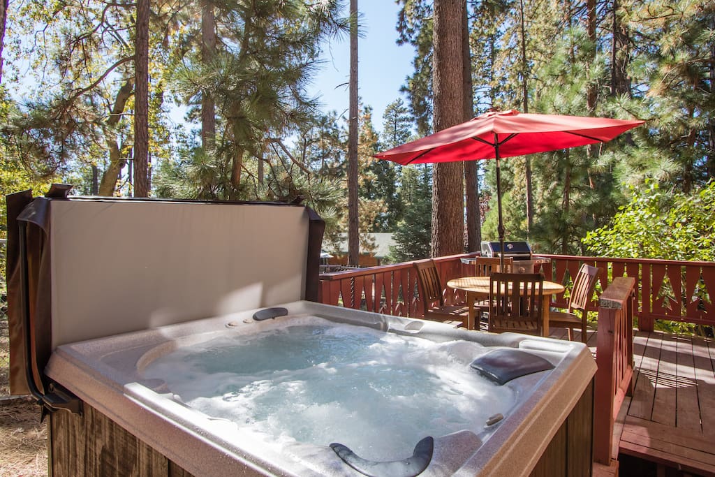 Bubbling Hot Spa on the Rear Deck