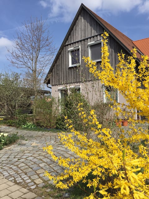 Three oaks idyll on Lake Brombach - with outdoor sauna!