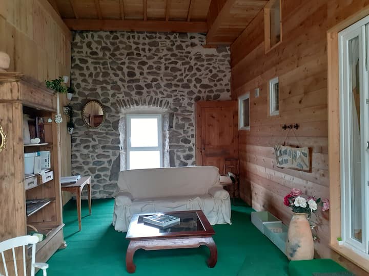 สวนฤดูหนาวที่ได้รับการปรับปรุงใหม่ที่คุณเข้าถึงบ้านของคุณ (ประตูกระจกด้านขวา)