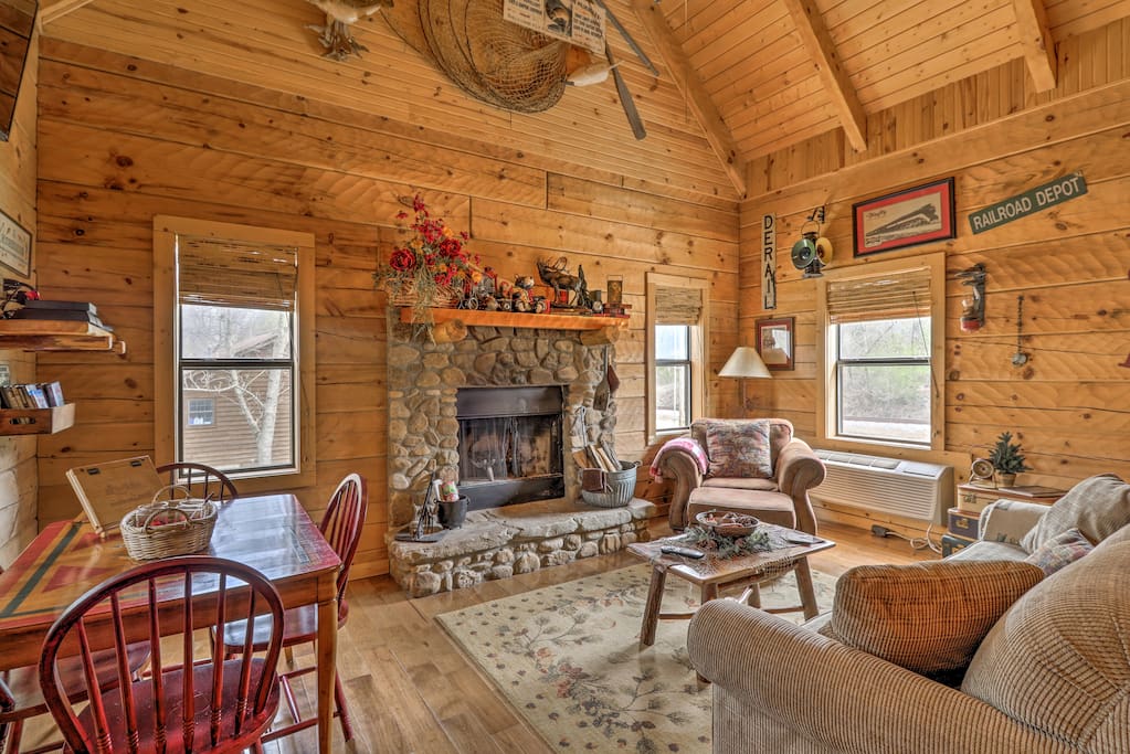 Cozy up inside after a busy day spent on White River!