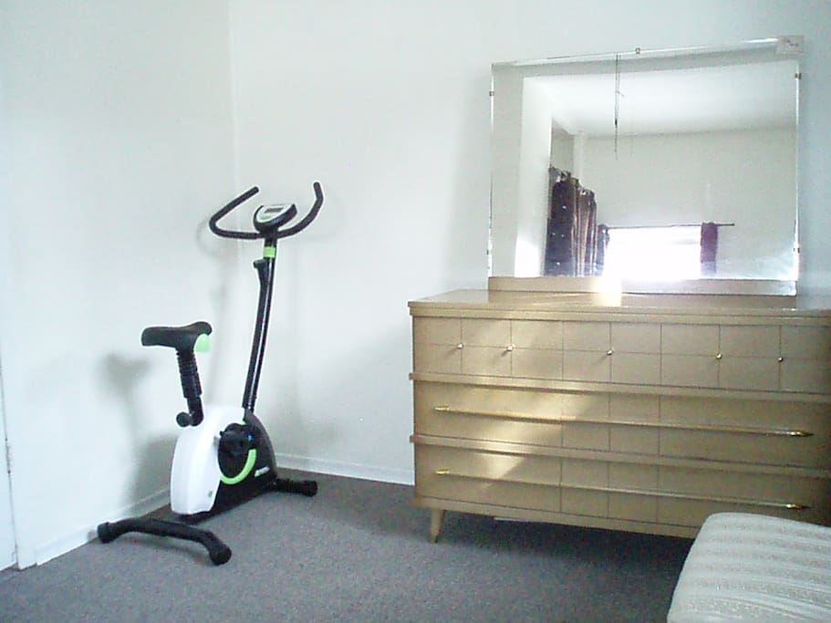 Drawers and Exercise Bike