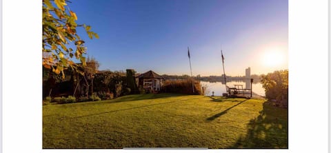 Lakeside house