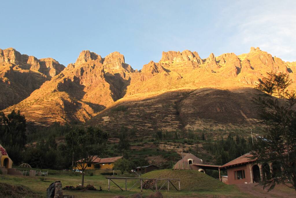 The neighbourhood at sunrise.