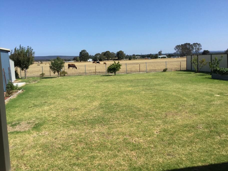 Relax with a cuppa enjoying the country views
