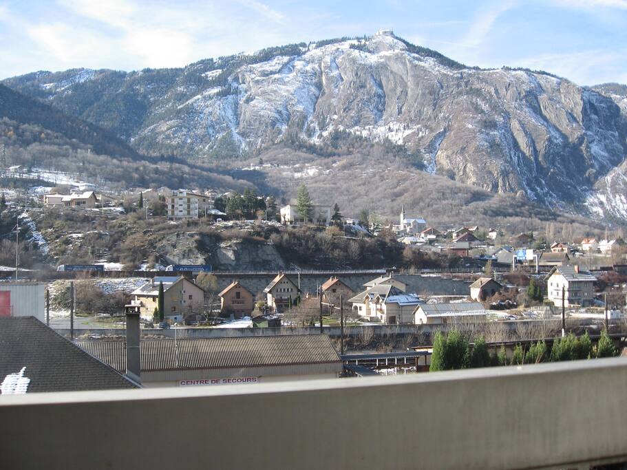 Du balcon, vue sur le Fort du Télégraphe