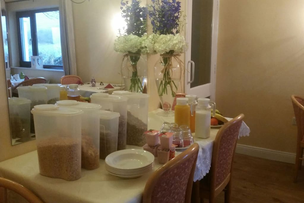 Our breakfast buffet of starters
