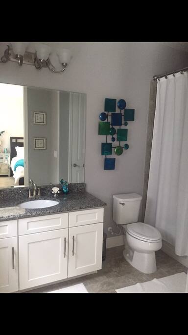 Guest suite bathroom
