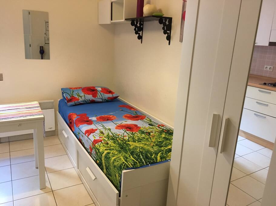 Letto singolo che diventa doppio