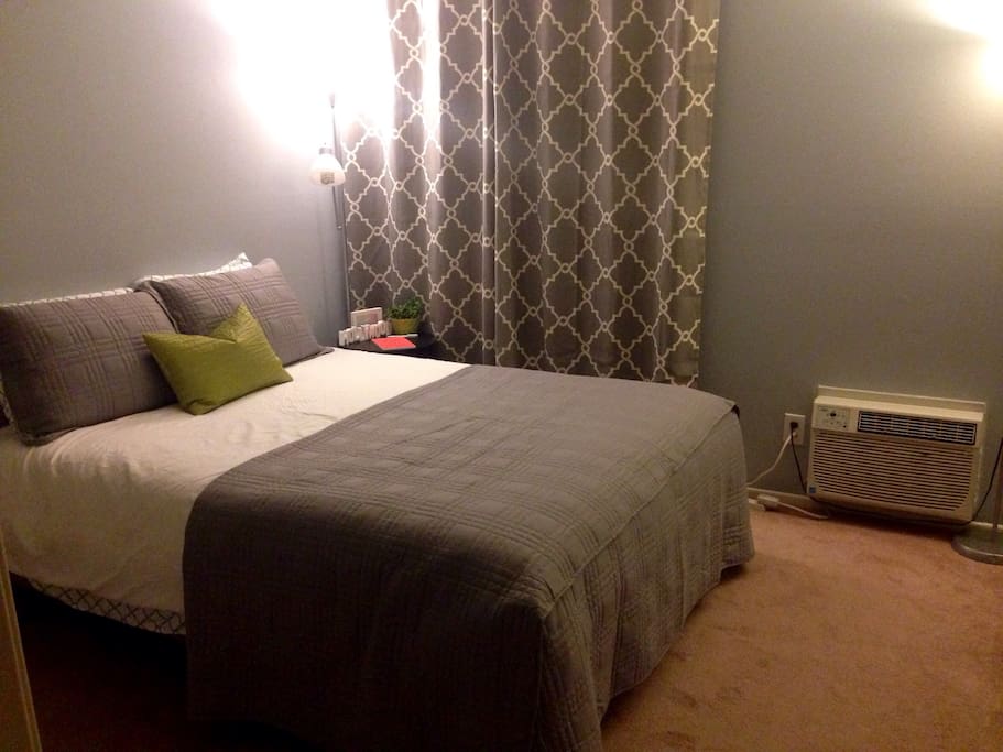 Cozy and warm at night time.