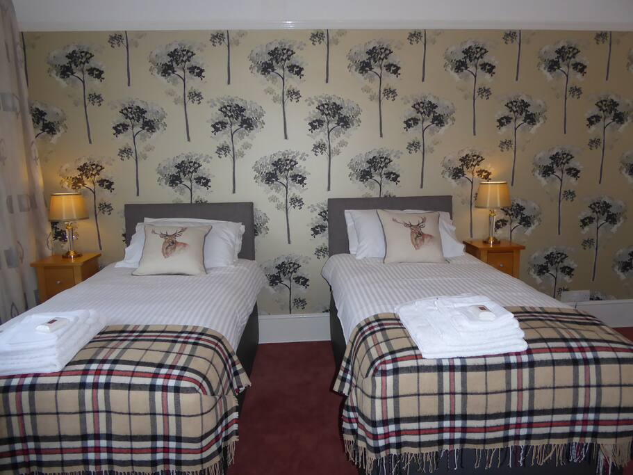 Comfort and flexibility with space to move around the beds.