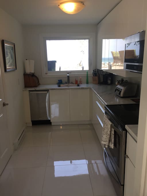 New kitchen with awesome views