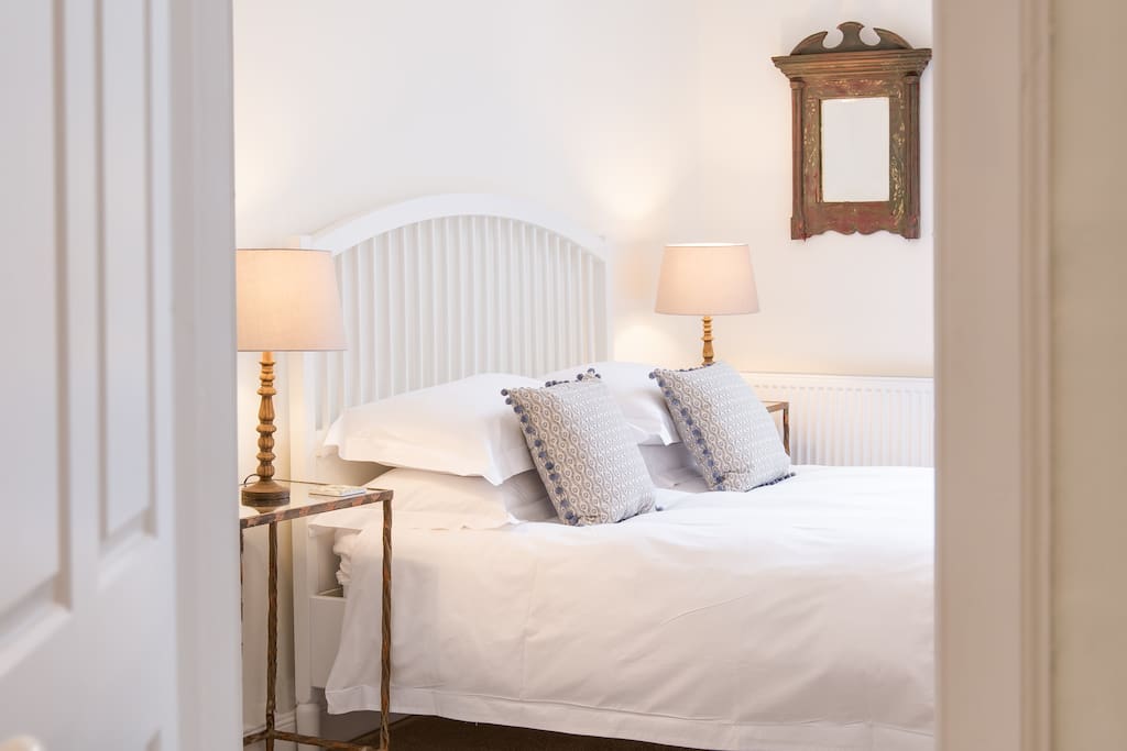 Classical master bedroom.