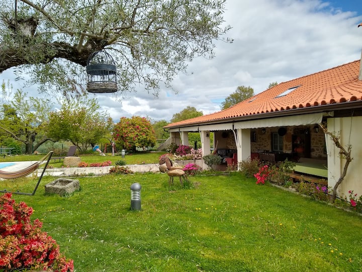 Granite farmhouse in beautiful and peaceful estate