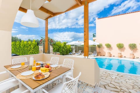 200m to Beach • Private pool • No car needed