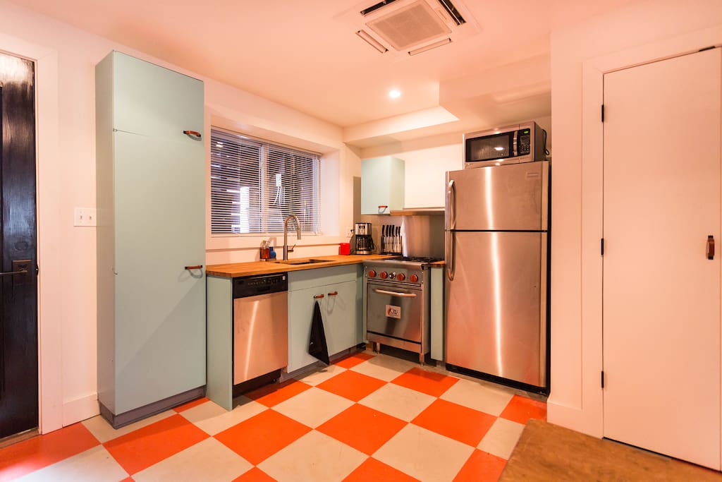 Studio kitchen.