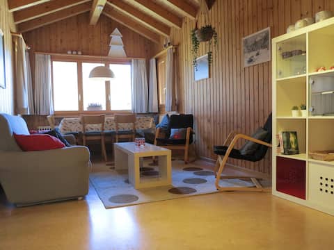Popular Airbnb listing: Cozy penthouse overlooking the mountains in Kandersteg