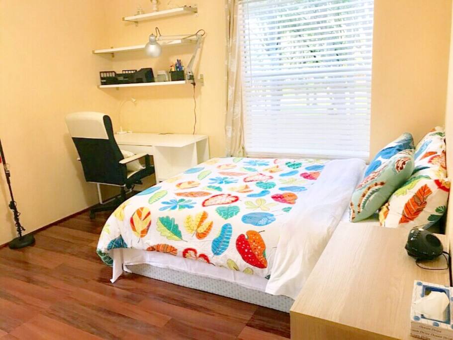 The master bedroom
