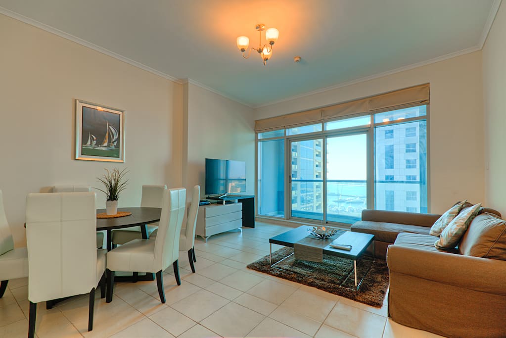 Living Room and Dining Area
