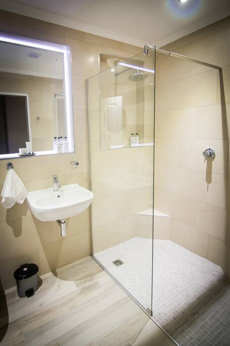 Sea
Private bathroom with shower