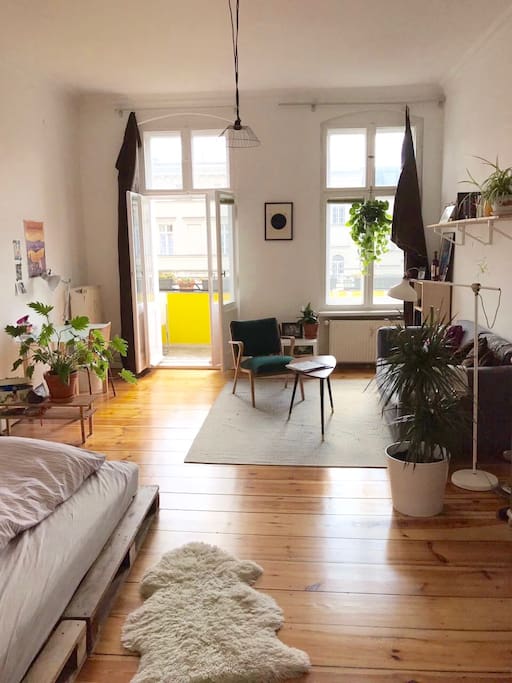 Spacious bedroom