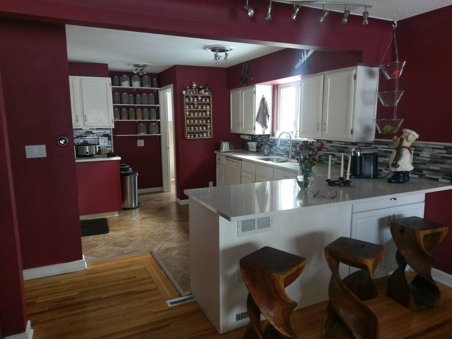 Access to beautiful kitchen