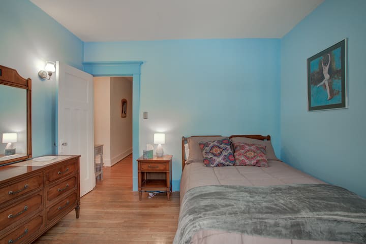 Blue bedroom