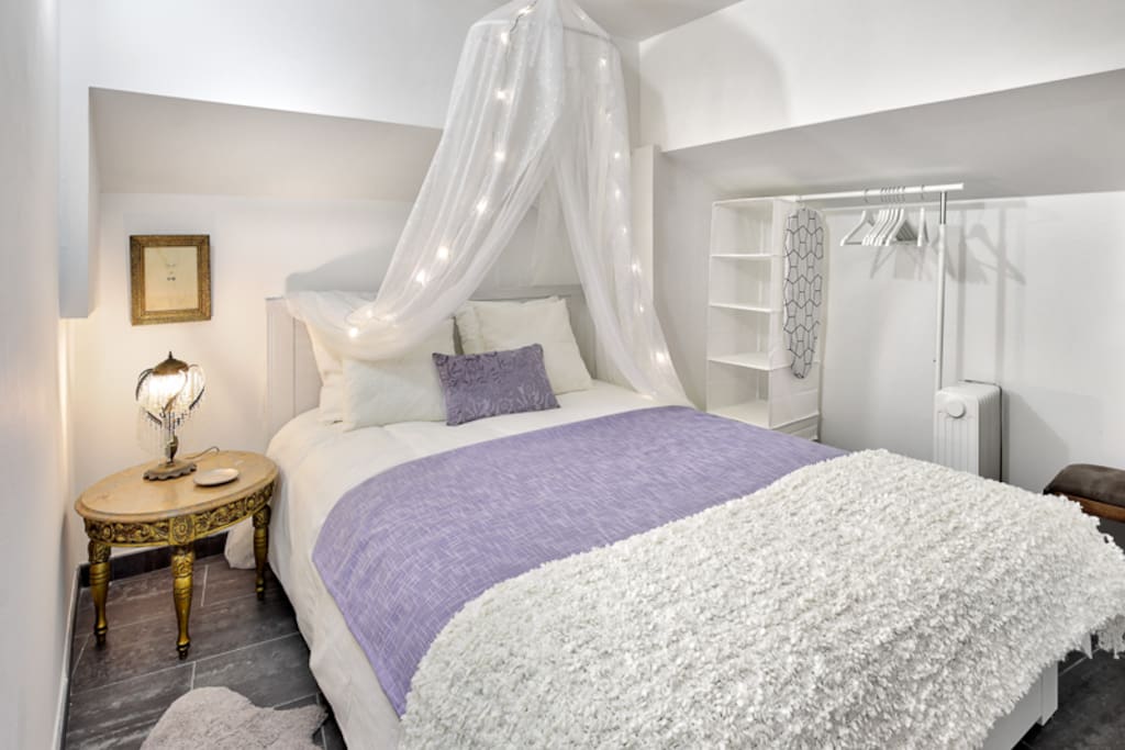The charming bedroom