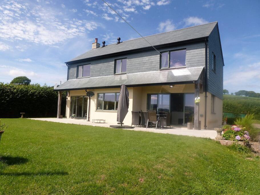 This farm house was built in 2015 looking over the glorious farmland and moorland.