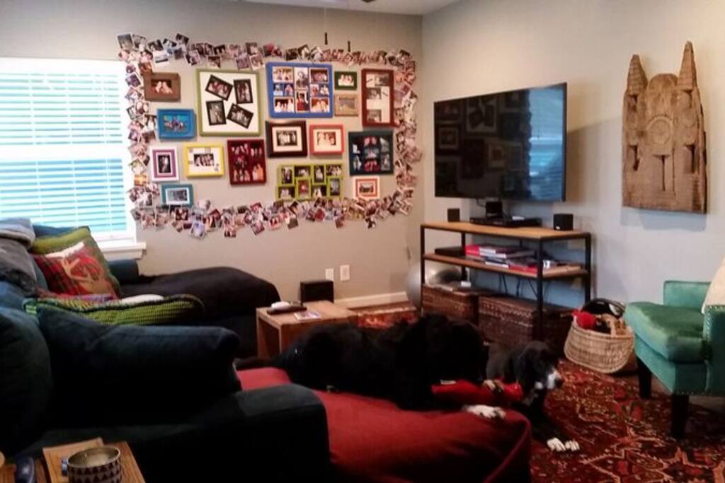 Living room with Smart TV