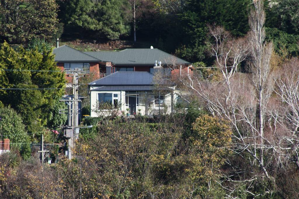 The cottage from the bay