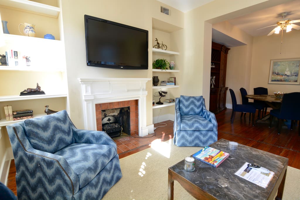 Living Room (with 55" HDTV)