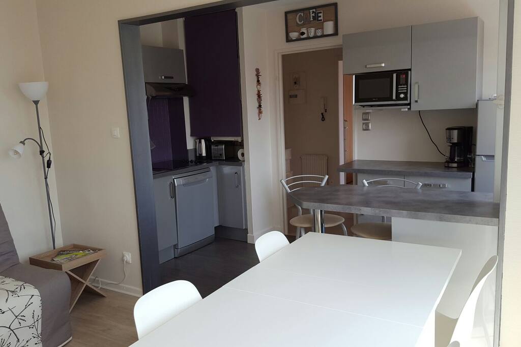 L'appartement est spacieux et lumineux