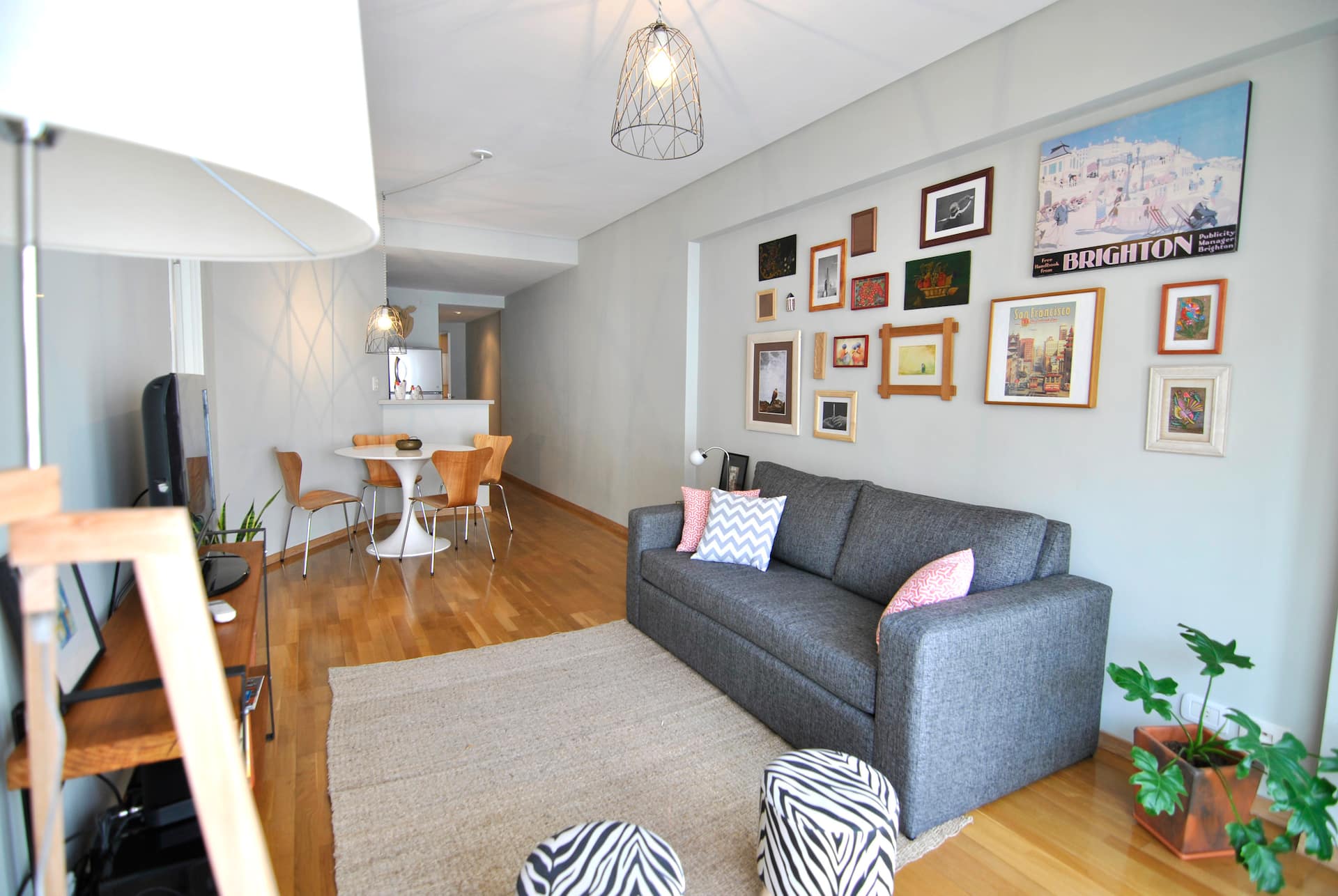 Apartamento mobiliado de 1 quarto em Recoleta com piscina