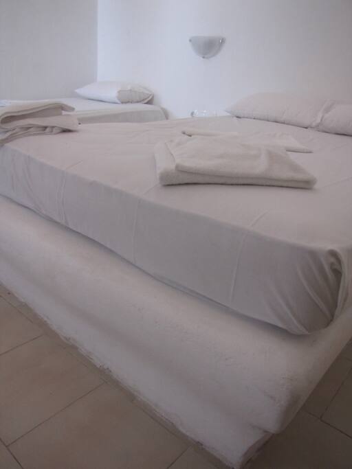 Double bed.