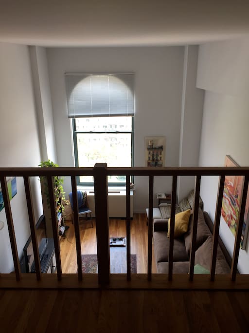 view from loft