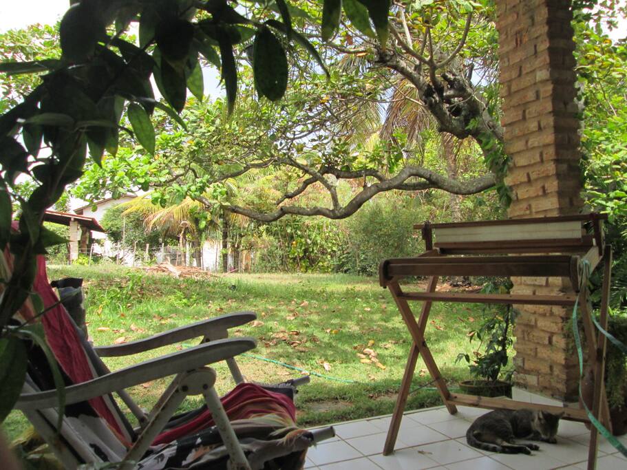 Casa arborizada e tranquila