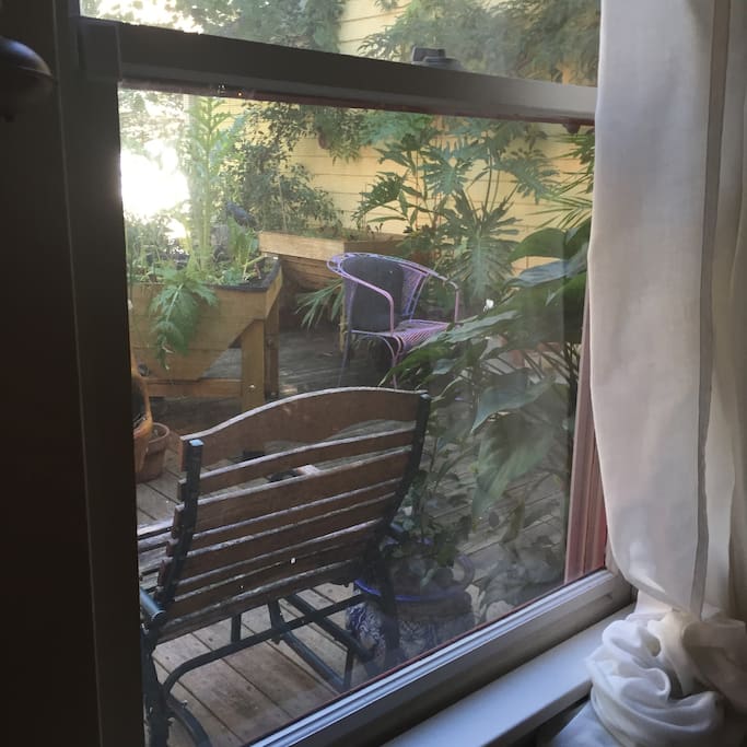 window view of front porch