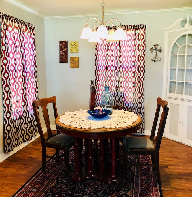 Dining area #1 joins living room.
