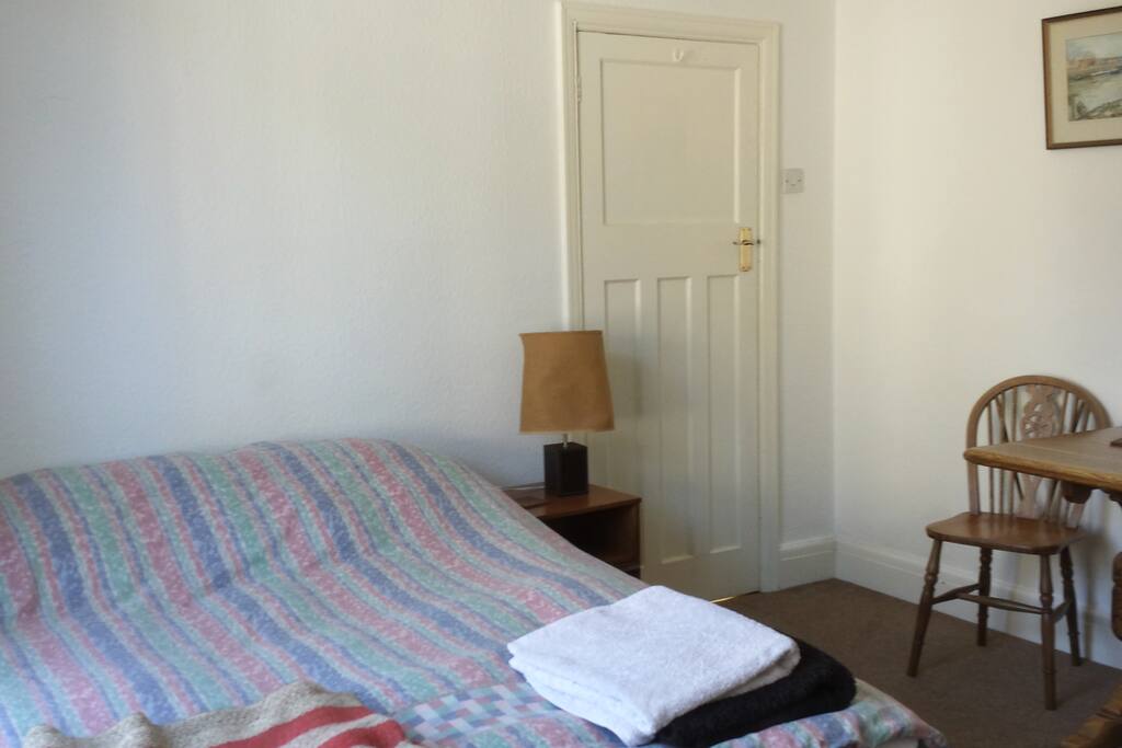 Guest room showing door