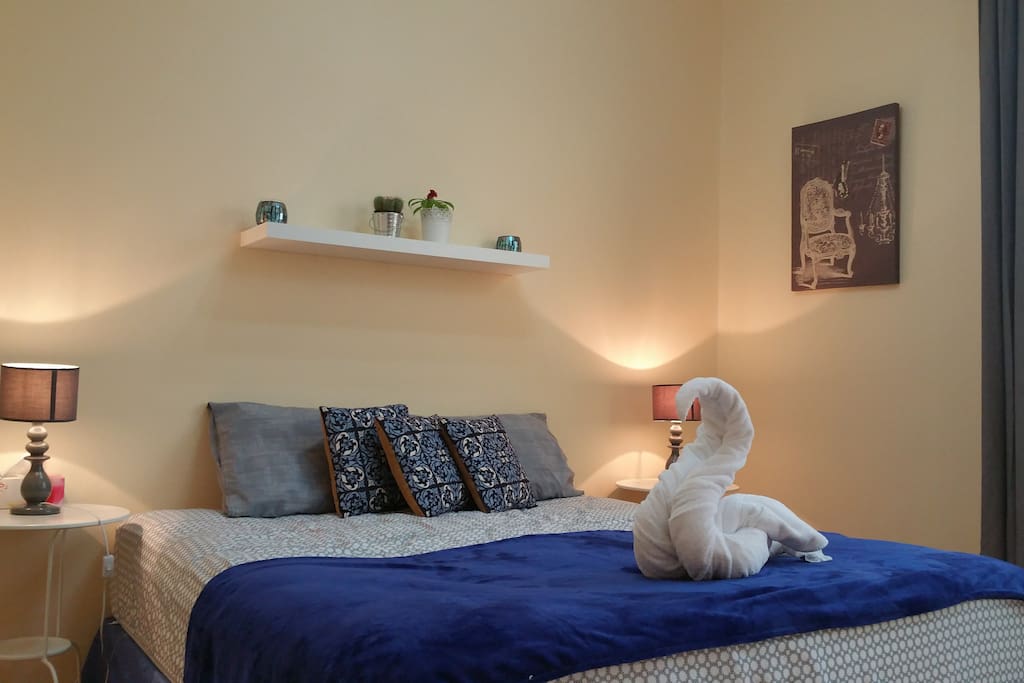 Your King-size bed. We have other blankets and a comforter as well in case you need them.