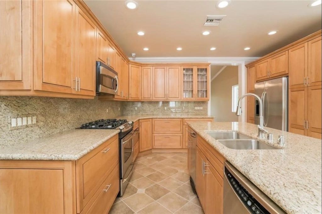 Our clean elegant kitchen