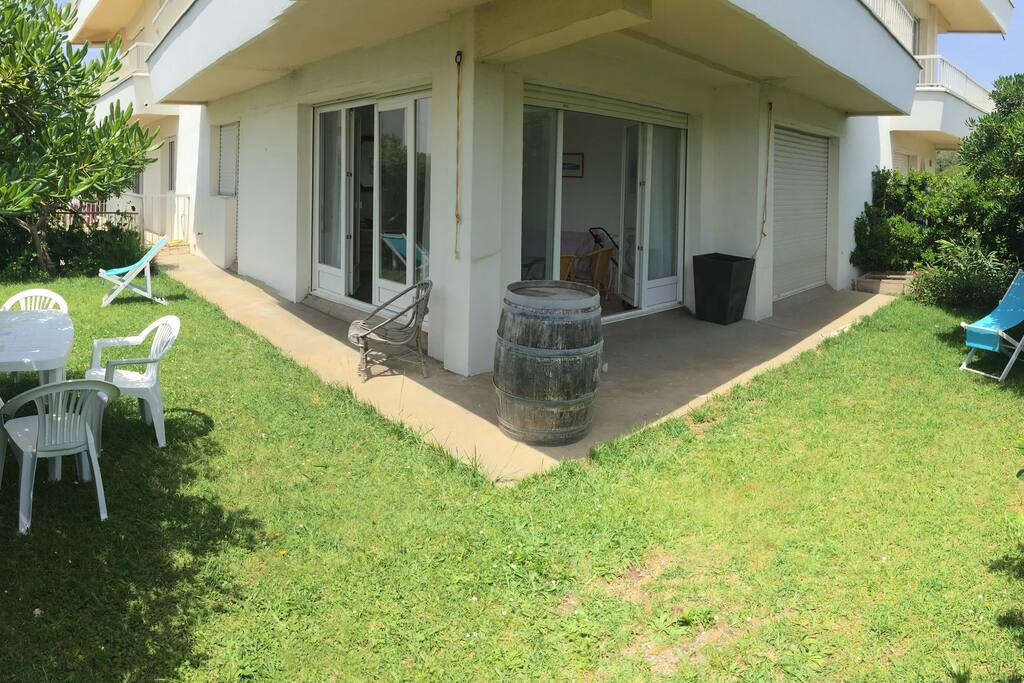 Jardin privatif de 125m2