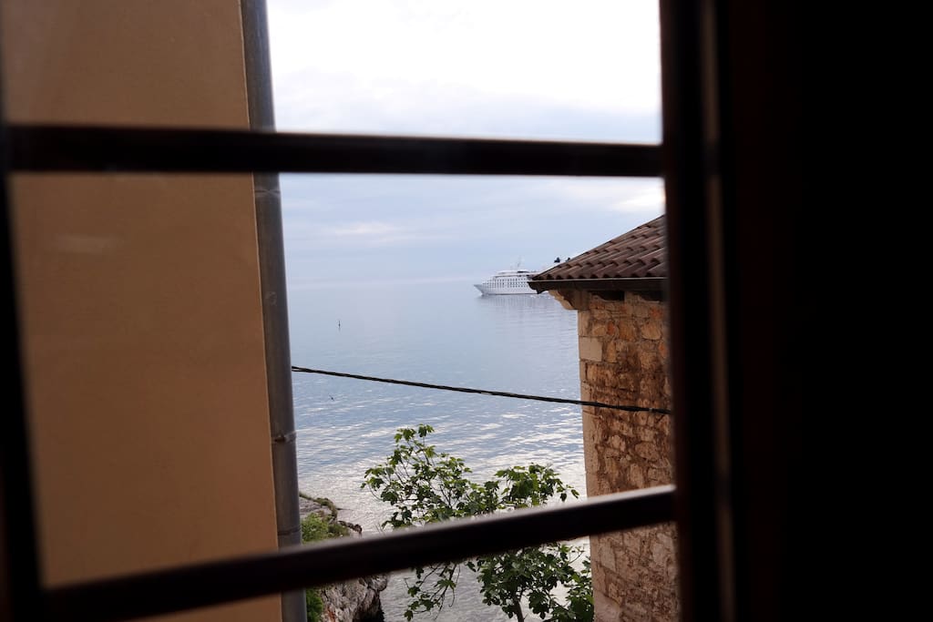 SEA VIEW AND ISLANDS FROM WINDOWS FROM LIVING ROOM :)
