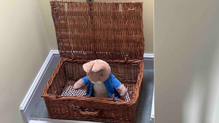 Bonjour Peter, que faites-vous dans ce panier de pique-nique ! ! 