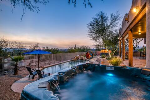 Desert Dream Home • heated pool • hot tub • views