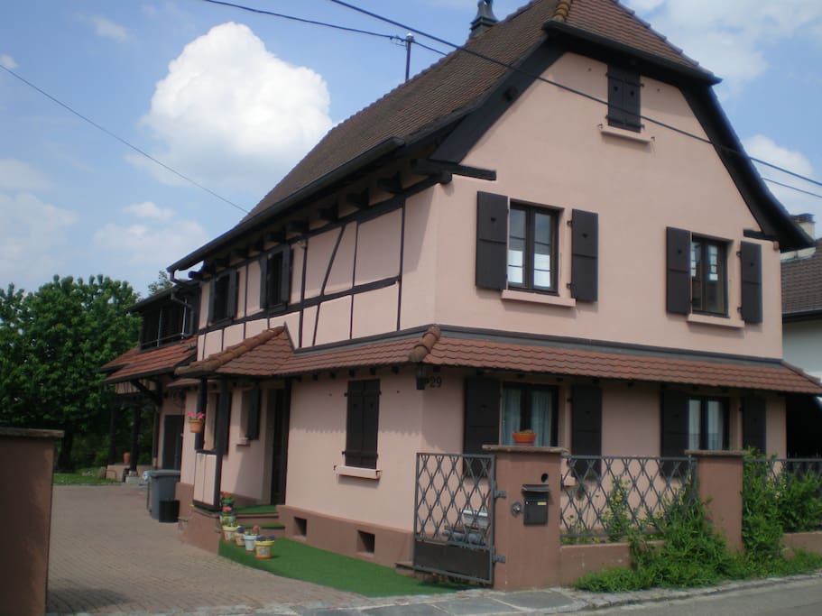 Ancienne ferme à colombages