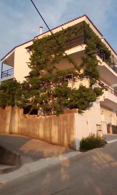 west side of my house