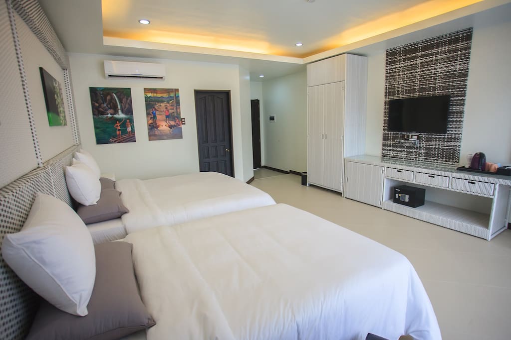 The beds