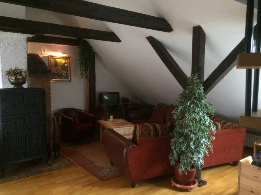 Gemütliche Sitzecke im Wohnzimmer