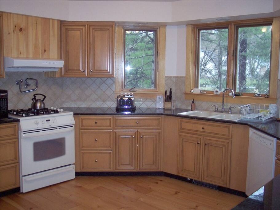 Kitchen with pot filler